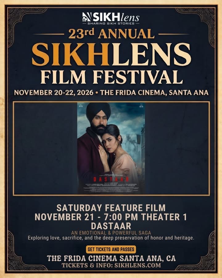 🎬 **Weekend Feature Films at the 23rd Annual Sikhlens Film Festival!**