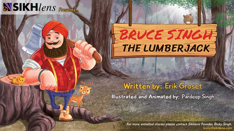 Bruce Singh the Lumberjack poster