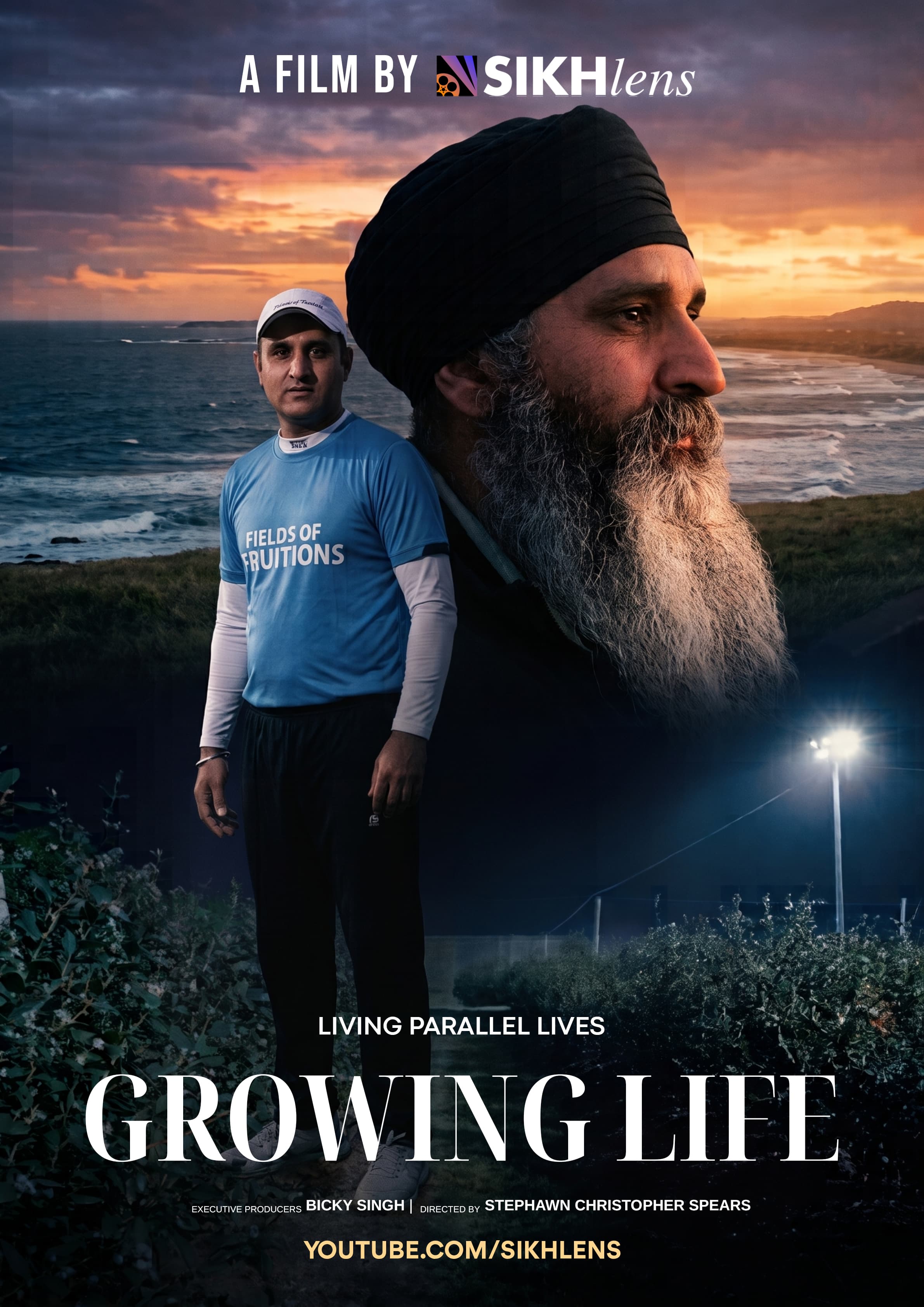 Growing Life (Shades of Indigo - Blueberries) poster