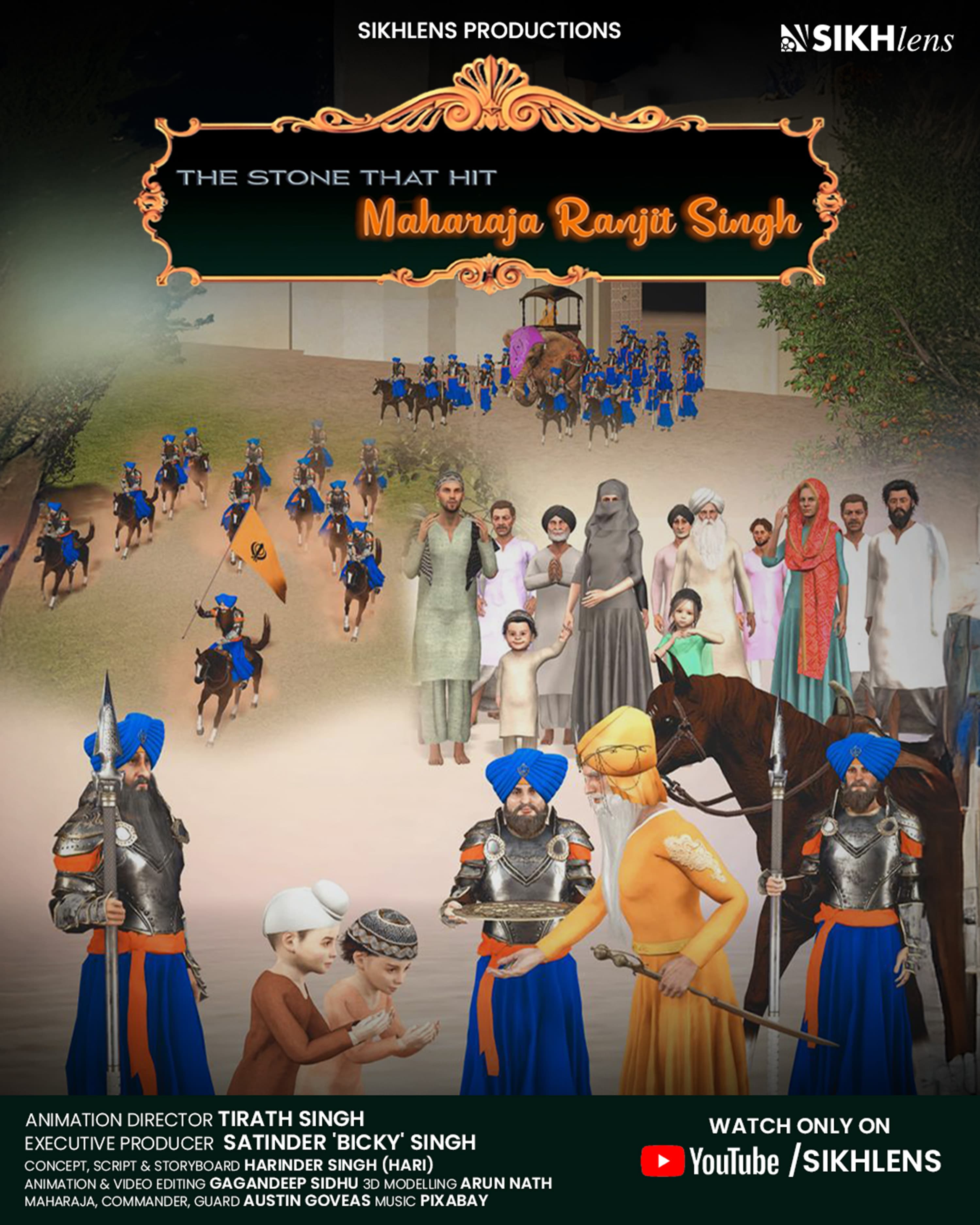 The Stone that hit Maharaja Ranjit Singh poster