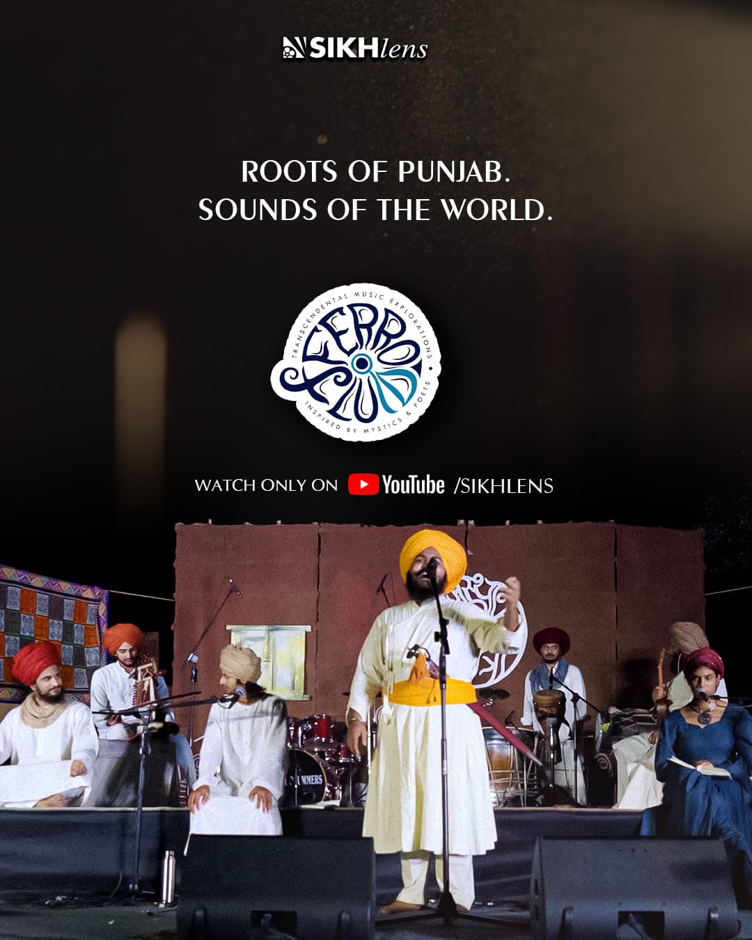 Punjabi folk, sung in the open desert, to people who didn't always...