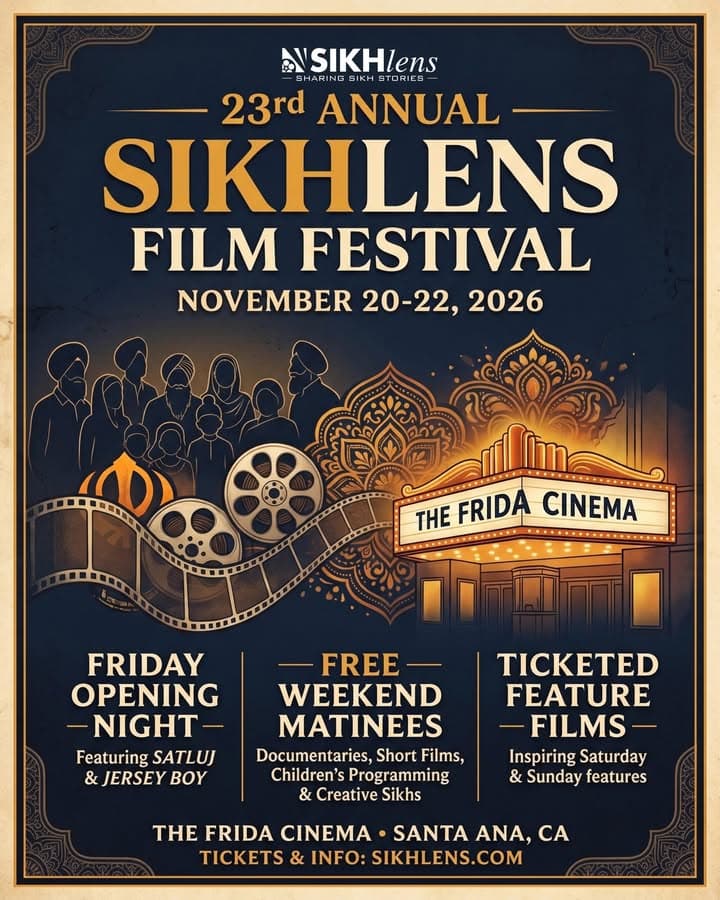 🎬 **The 23rd Annual Sikhlens Film Festival is coming!**