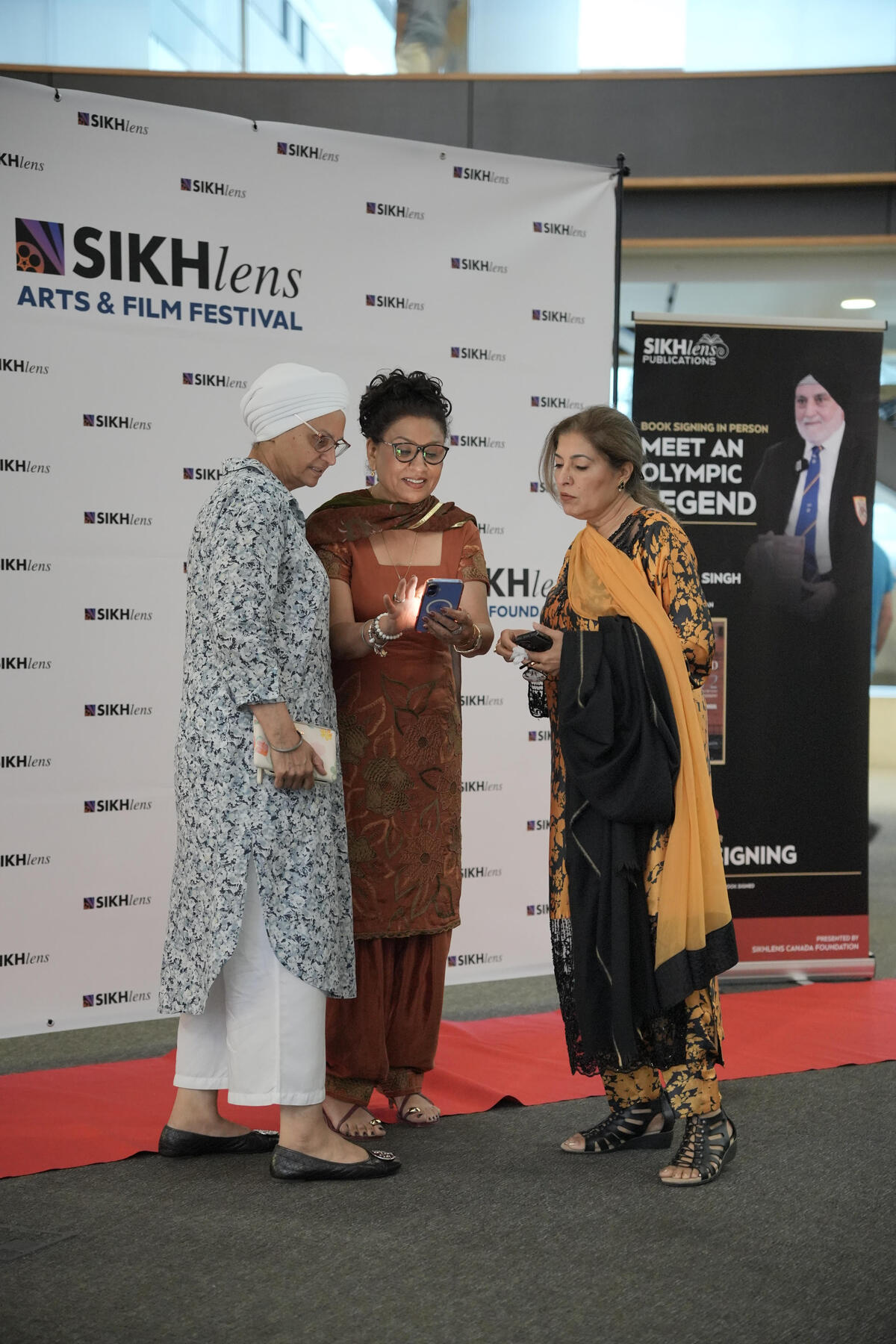 Red carpet moment at the West Coast day