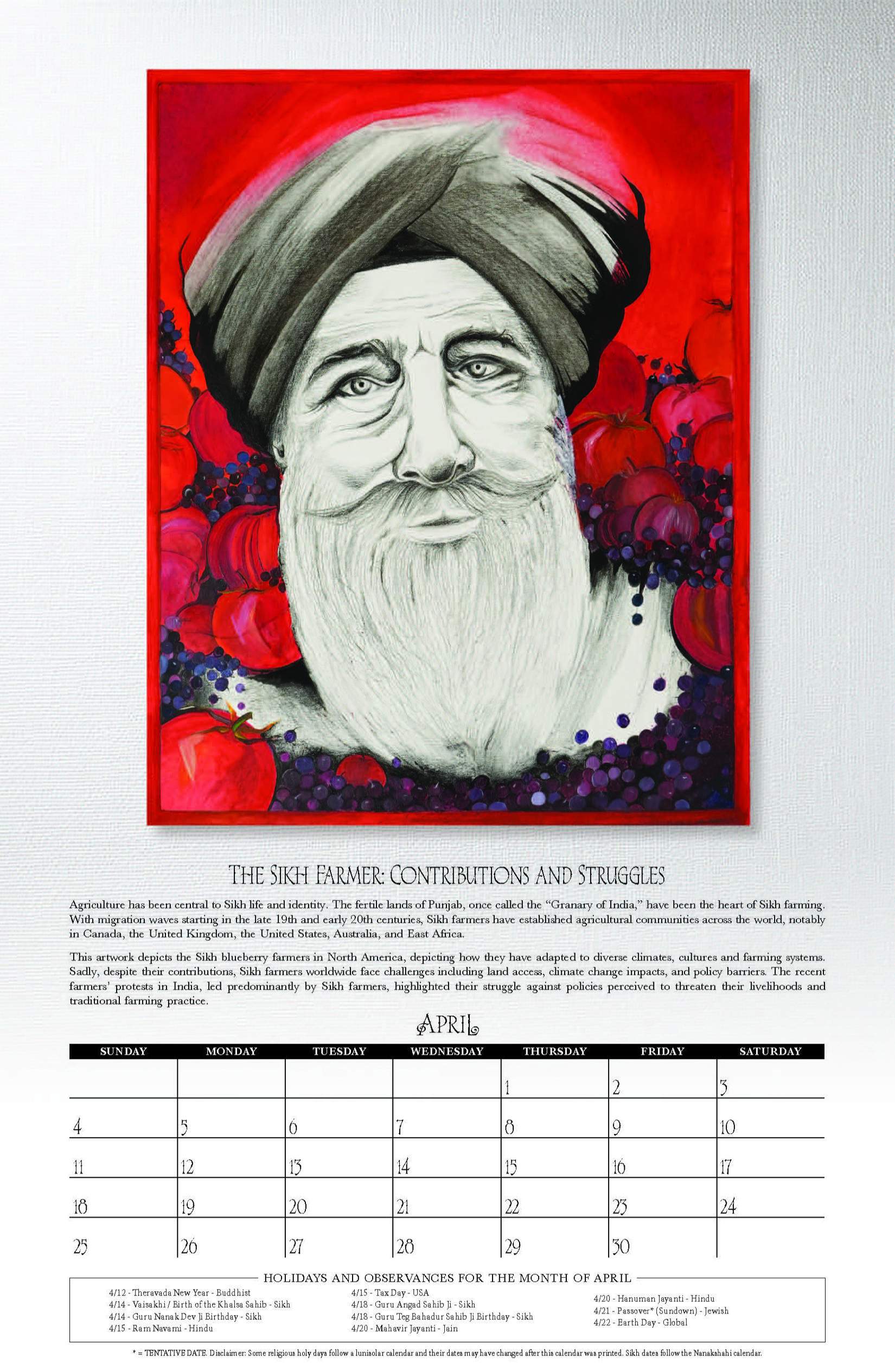 April: The Sikh Farmer: Contributions and Struggles