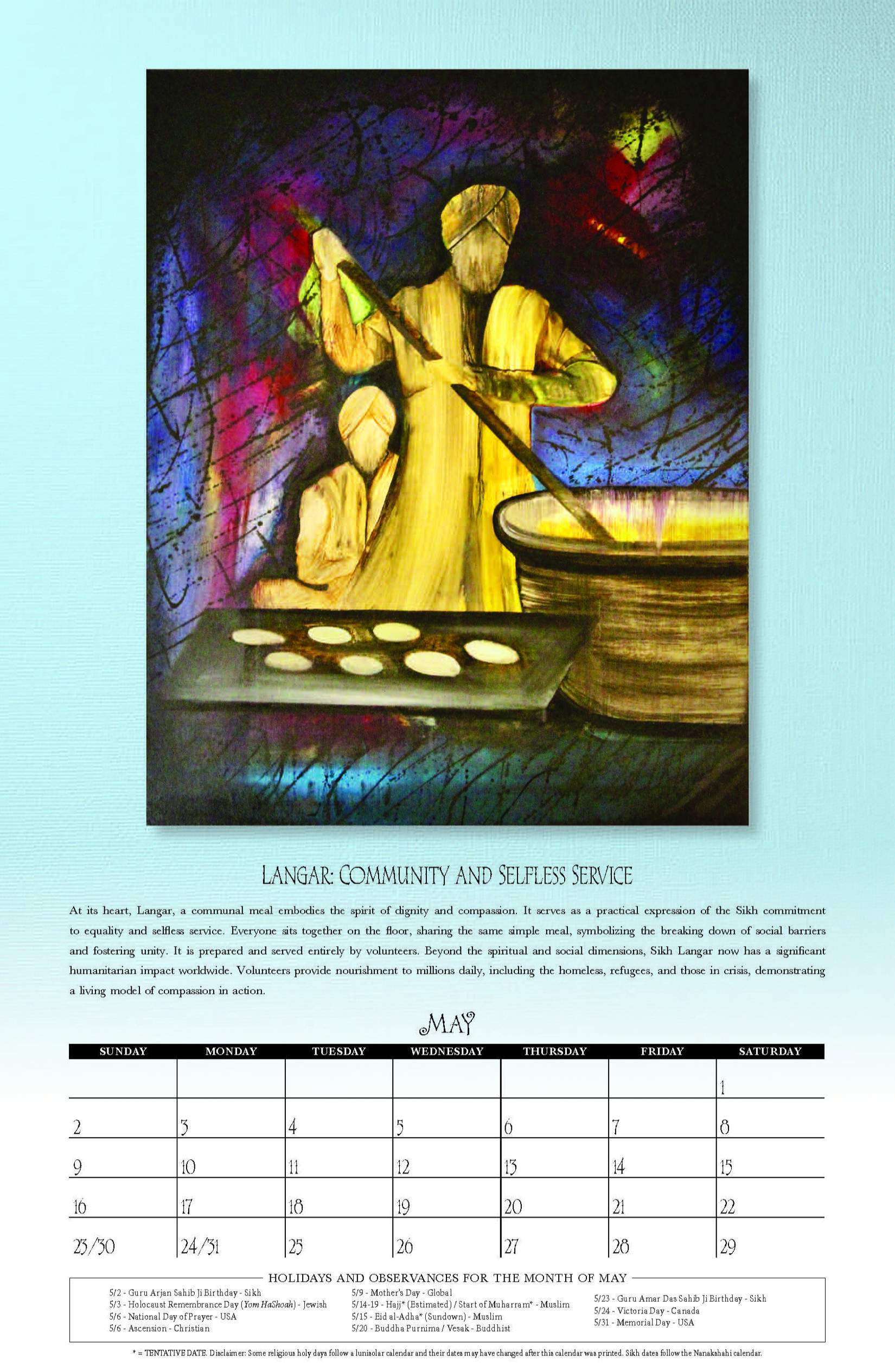 May: Langar: Community and Selfless Service