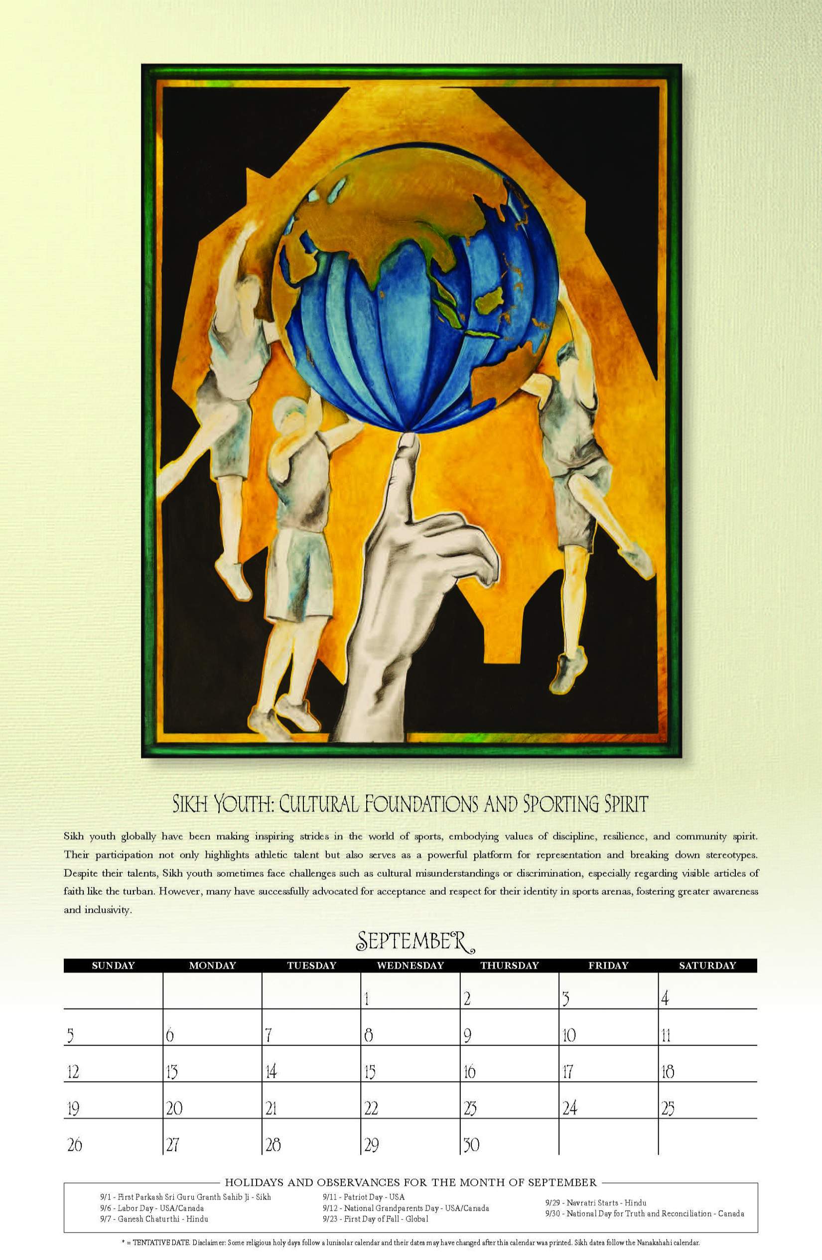 September: Sikh Youth: Cultural Foundations and Sporting Spirit